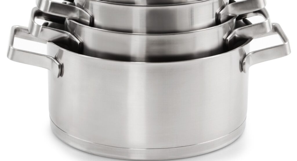 por que investir em panelas de fundo triplo de aço