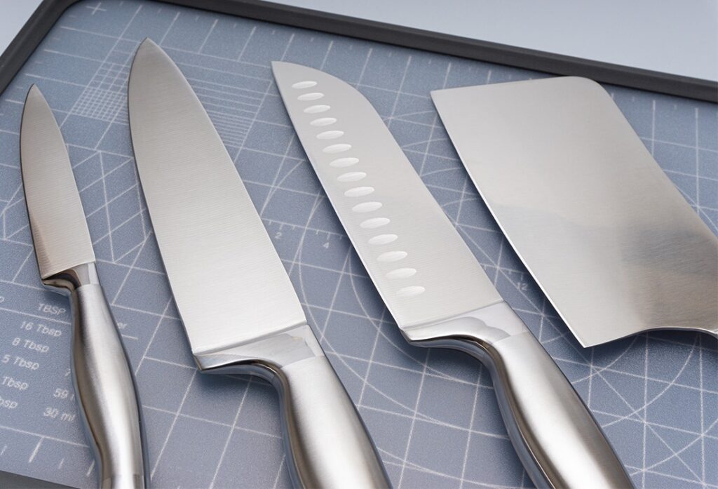 Facas artesanais de aço inox